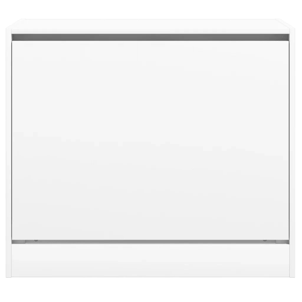 Scarpiera Bianca 80x42x69 cm in Legno Multistrato 840001