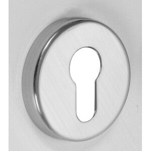 BOCCHETTA TONDA ALLUMINIO FORO YALE CROMO- 2,0 pz