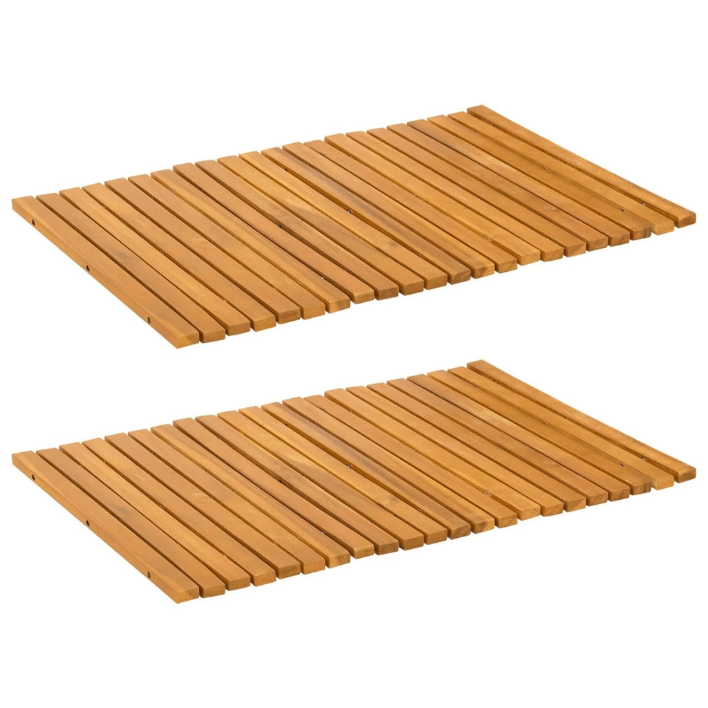 Tappeto da bagno Marrone 60 x 40 cm Legno di Acacia Massello 42025251