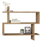 Mensola Orsa, Scaffale, Ripiano a muro, Scaffalatura multiuso, 70x22h66 cm, Quercia