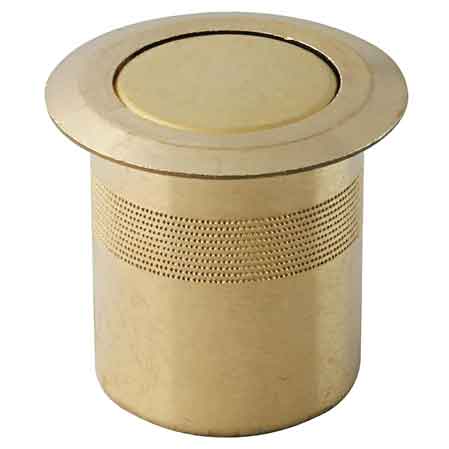 POZZETTO A MOLLA ANTIPOLVERE Ø 6x30 mm - Ottone lucido