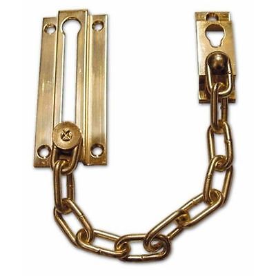 CATENA DI SICUREZZA IN OTTONE PER PORTE  Ø mm 2,7x20 cm - Ottone lucido