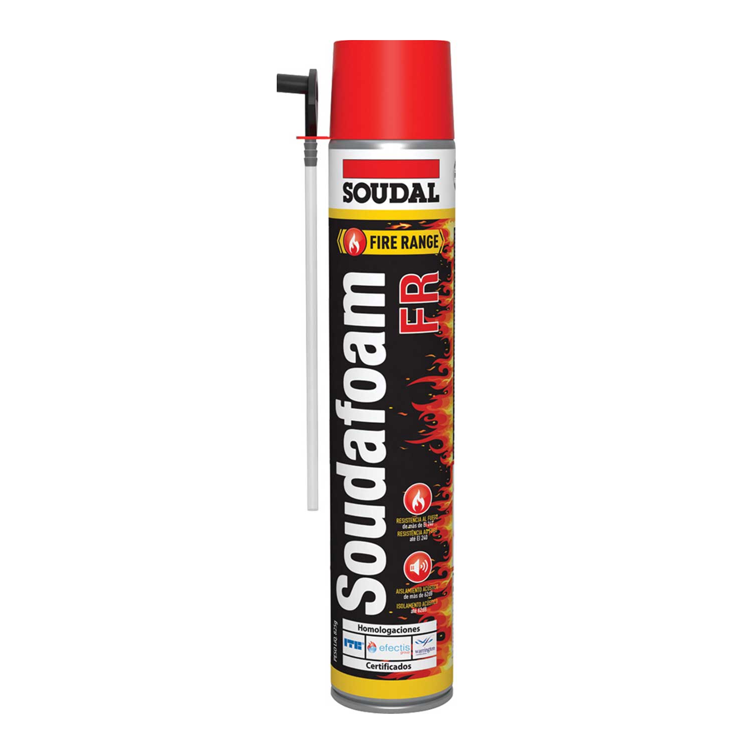 SCHIUMA POLIURETANICA ANTIFUOCO SOUDAL 750 ml - Manuale - SOUDAL