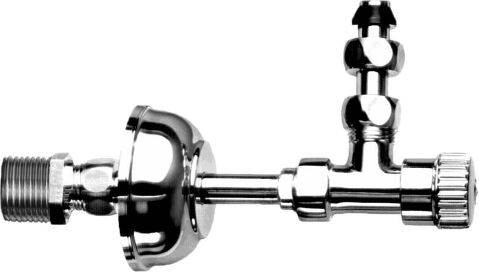 RUBINETTO PER CASSETTA CON DOPPIA CANNUCCIA 1/2'' x 3/8'' cm 20-25