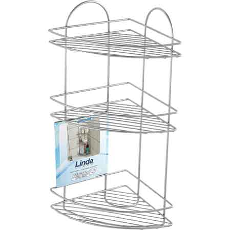 ANGOLIERA DOCCIA 3 RIPIANI 22x22x53h cm