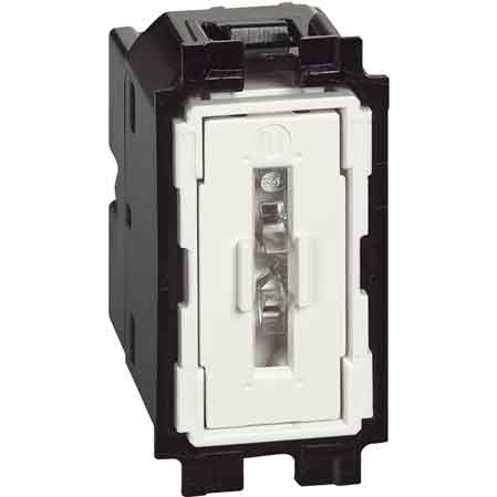 PULSANTE UNIPOLARE ILLUMINABILE 'LIVING NOW' BTICINO 10Ax 250V - BTICINO
