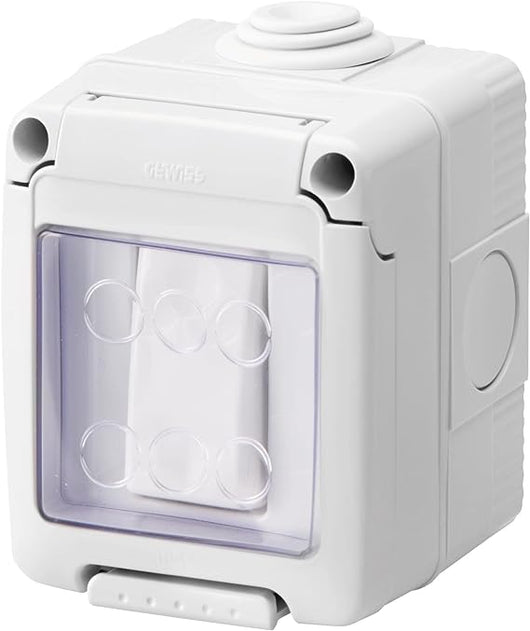 CONTENITORE DA PARETE PER APPARECCHI IP55 'SYSTEM' 3 Posti - GEWISS