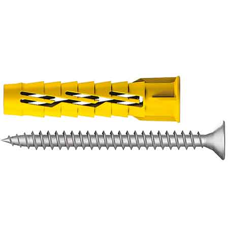 TASSELLO CON VITE 'RX02' Ø 8x42 mm - vite 5,0x45 mm - 50 pezzi- TECFI