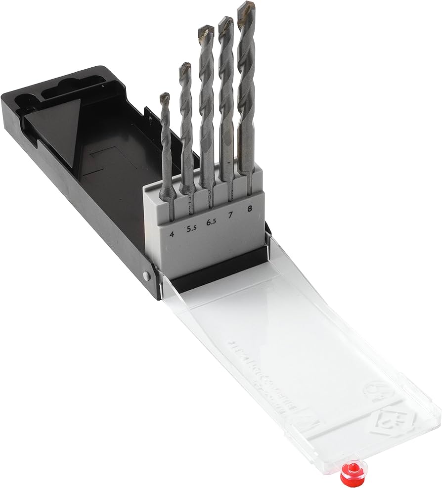 SERIE PUNTE PER MURO 5 PEZZI 4÷10 mm - ECEF