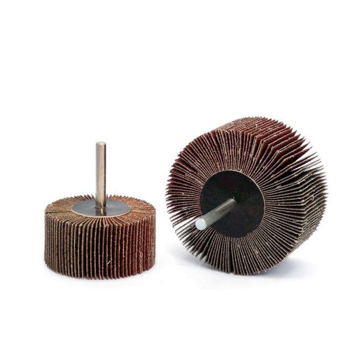 RUOTA LAMELLARE CON GAMBO Ø 80x30 mm - grana 80 - MOLITAL