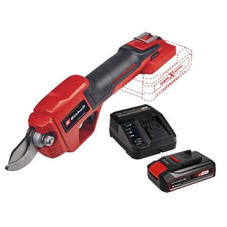 KIT COMBO FORBICE DA POTA A BATTERIA 'GE-LS 18' + KIT ENERGY EINHELL 18V 2,5Ah - EINHELL