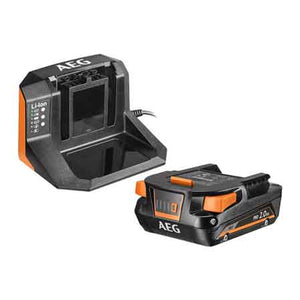 KIT ENERGY BATTERIA E CARICABATTERIA 'SET L1820S' AEG 18V 2,0Ah - AEG POWERTOOLS