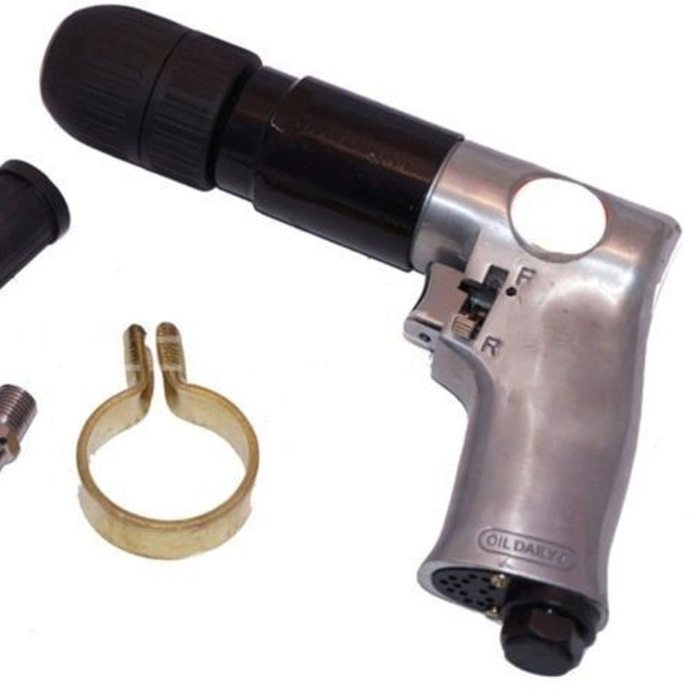 Trade Shop - Trapano Ad Aria Compressa Avvitatore Autoserrante Reversibile Con Mandrino 1/2" -