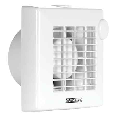 ASPIRATORE ELETTRICO CON TIMER VORTICE Ã 100 mm - 85 m³/h - VORTICE