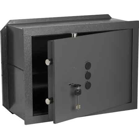 CASSAFORTE CON CHIAVE E COMBINAZIONE MECCANICA ART. 82210 CISA mm 420x250x300h,2 Cat. Orizz.,2 Cat. - CISA