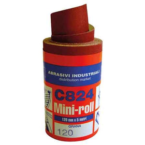 CARTA ABRASIVA 'C824' 5 MT mm 115x5 mt - grana 100 - NASTROFLEX