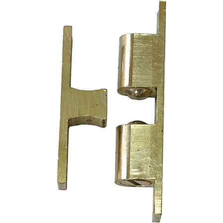 CRICCHETTO A DUE SFERE PROFILATO 39x9 mm - 10 pezzi