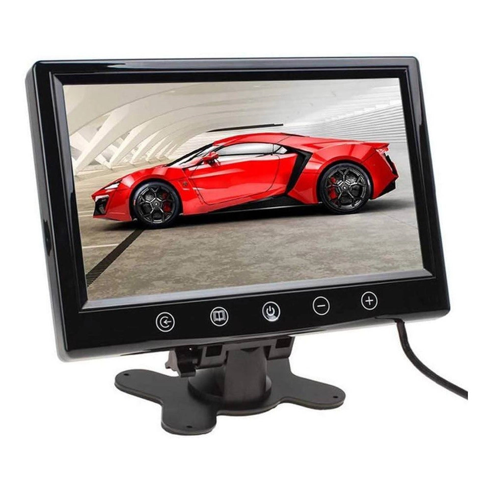 Trade Shop - Monitor Per Videosorveglianza Telecamera Auto Lcd 9 Pollici 12v Maxtech Lcd-9" -