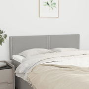 Testiera Grigio Chiaro 144x5x78/88 cm in Tessuto 345924