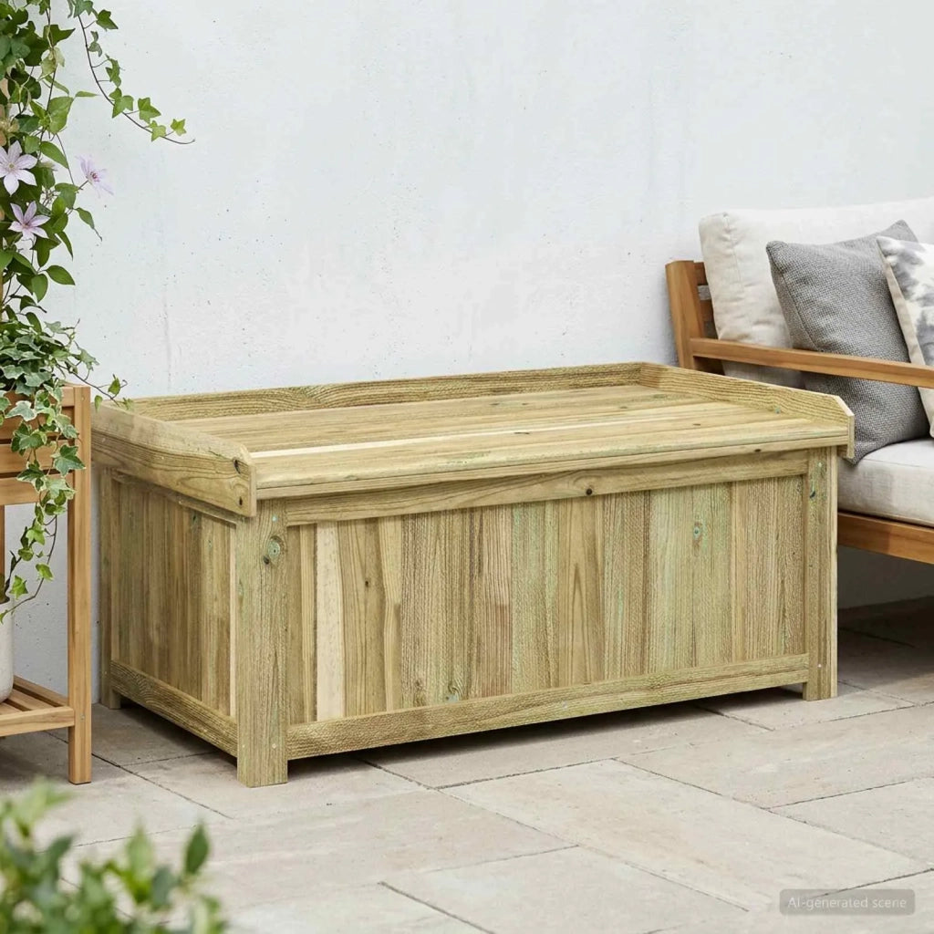 Cassa per cuscini da esterno Legno di Pino Impregnato 42042675