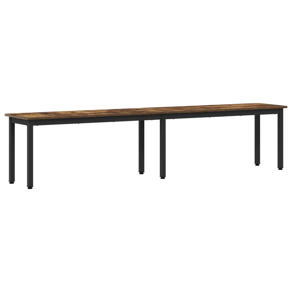 panchina Quercia Fumosa 200 x 35 x 45 cm Legno multistrato 892610