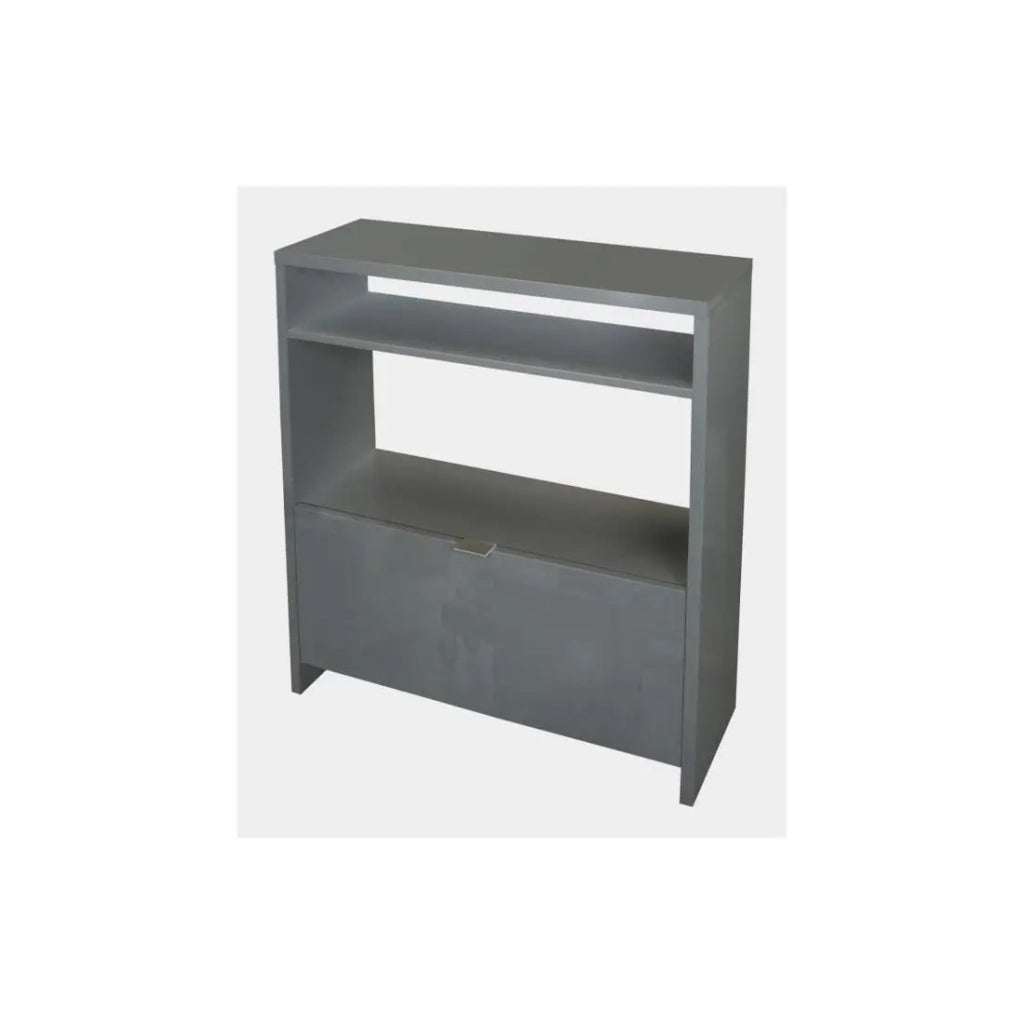 Mobile per scarpe SCOTT colore grigio lucido - 93 x 25 x 91 cm