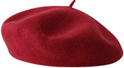 Baret decorato a maglia, baret di lana, cappello invernale, cappello letterario e retro