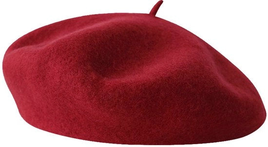 Baret decorato a maglia, baret di lana, cappello invernale, cappello letterario e retro