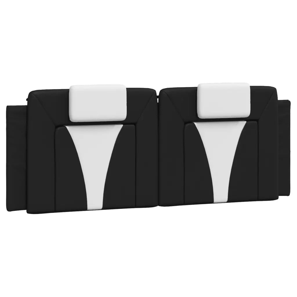 Giroletto Viana con LED senza Materasso Nero e Bianco 140x190 cm