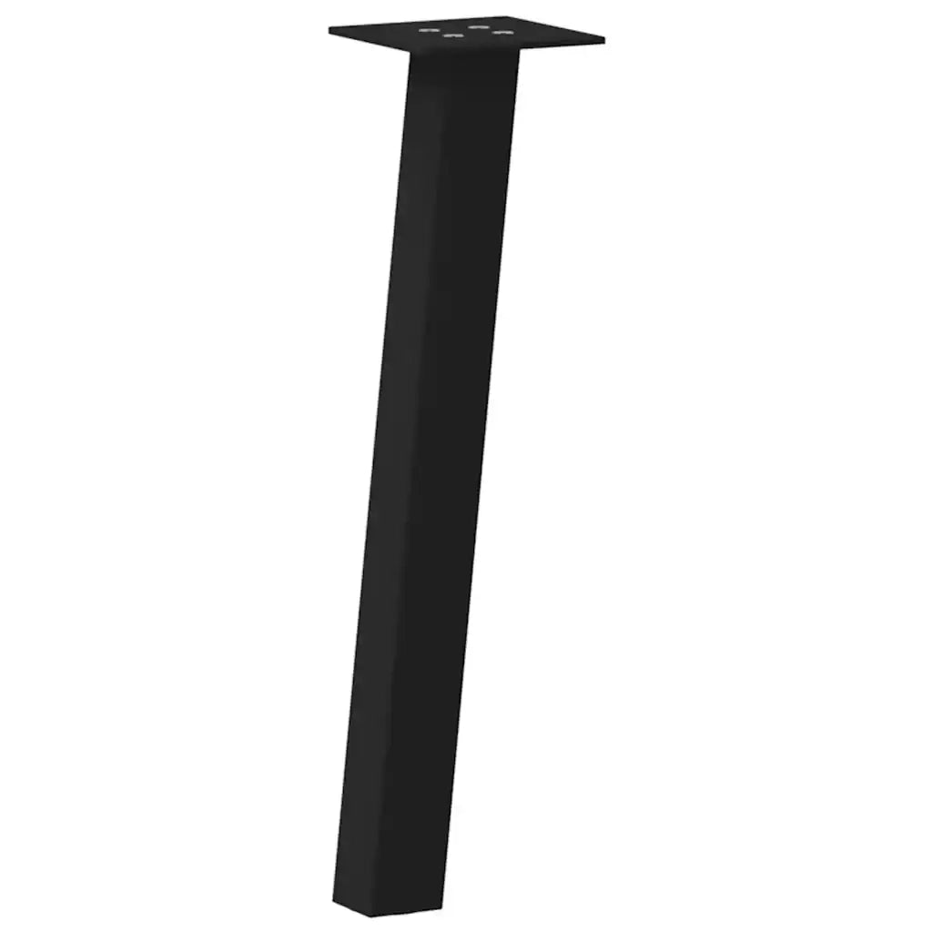 Gambe per Tavolino da Caffè 4 pz Nere 30 cm Acciaio 4012484