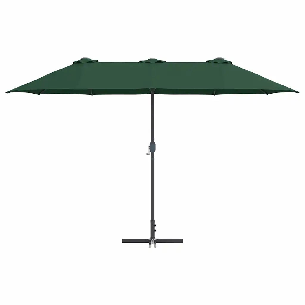 Ombrello | Parasol da giardino Verde 370 x 197 x 239 cm