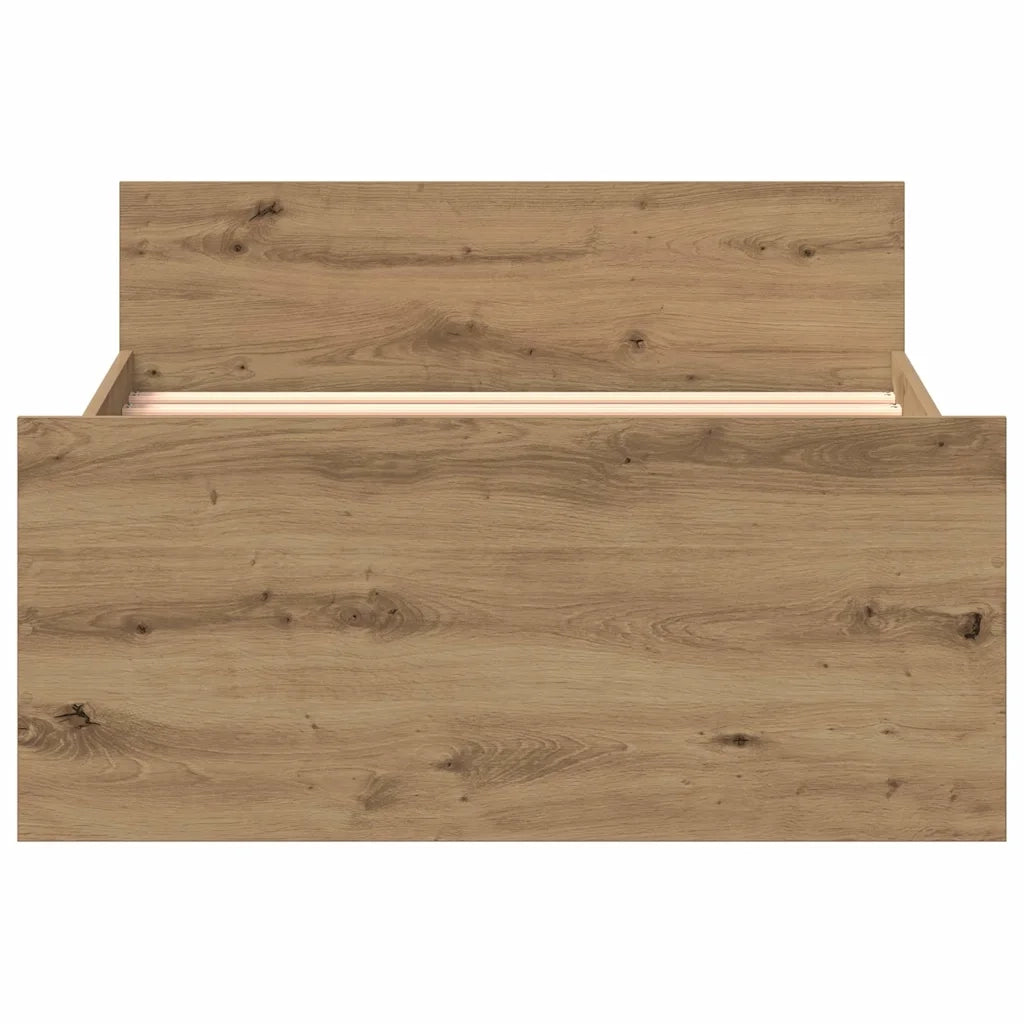 Giroletto senza Materasso Rovere Artigianale 75x190 cm 862311