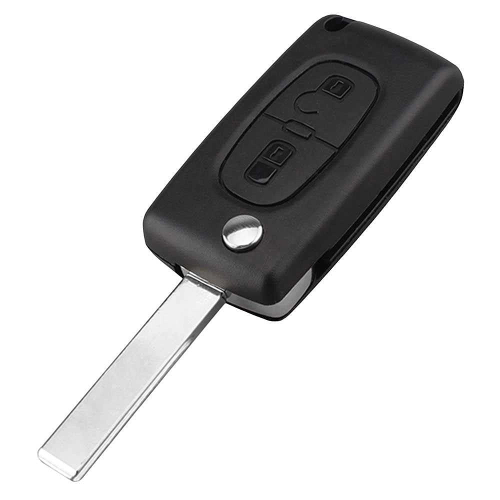 GUSCIO PER CHIAVE AUTO CITROEN/PEUGEOT 'HU83ARS2' 2 Bottoni
