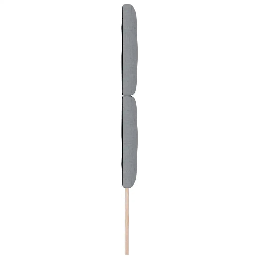 vidaXL Testiera in tessuto Argille Grigio chiaro 80 cm Tessuto