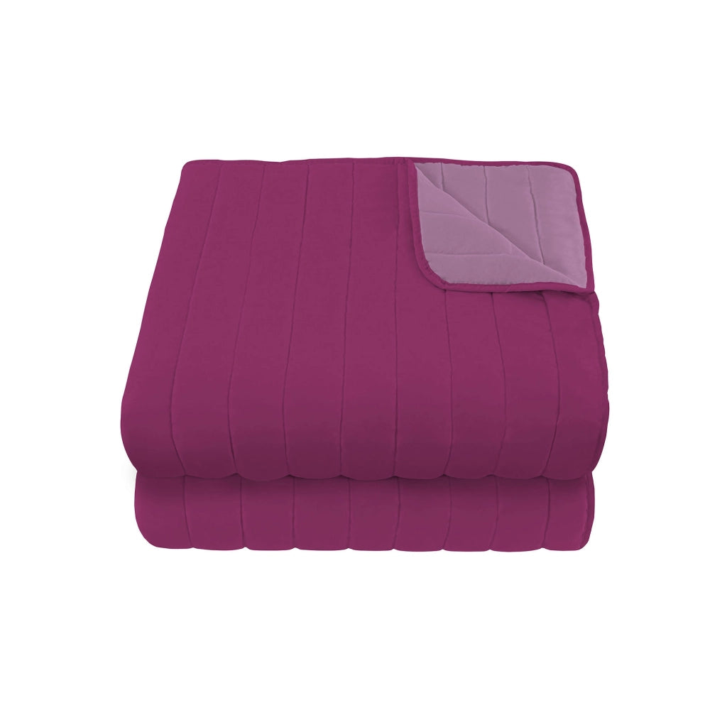 Trapuntino Doubleface Matrimoniale 100gr Lilla/Fuxia