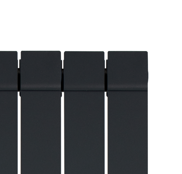 RADIATORE IN  ALLUMINIO GARDA S90 H 2000 5 Elementi Slate Grey FONDITAL