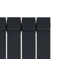 RADIATORE IN  ALLUMINIO GARDA S90 H 2000 5 Elementi Slate Grey FONDITAL