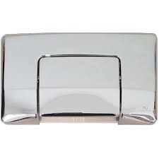 PLACCA DI COMANDO DIAMANTE MONO TASTO  CROMATA     OLIVER INTERNATIONAL