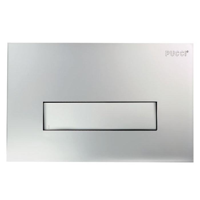 KIT SARA MONO TASTO TELAIO + PLACCA CM.28  Sp.1,0 Cromata     PUCCI