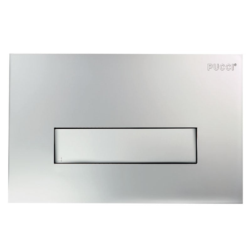 KIT SARA MONO TASTO TELAIO + PLACCA CM.28  Sp.1,0 Cromata     PUCCI