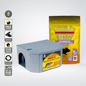 CONTENITORE P/ESCA TOPICIDA C/ ESCA PASTA 150 G- 1,0 confezione