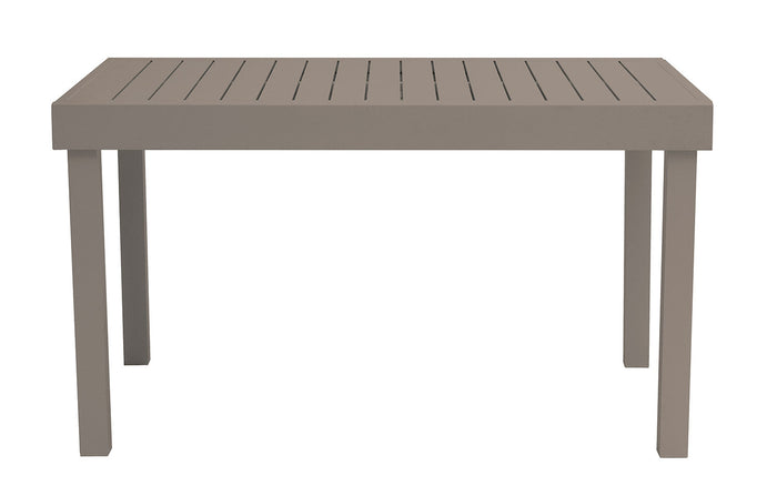 Tavolo Allungabile da Giardino 135/270x90x75 cm Montecatini in Alluminio Tortora