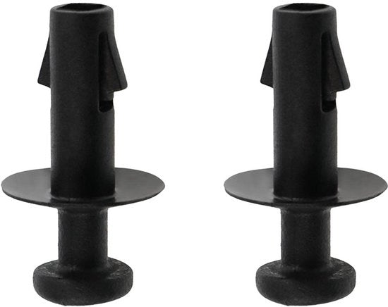 Clip di fissaggio 2 pezzi - Compatibile con Vauxhall Mokka Mokka X - Plastica - Nero - Codice articolo 95129884 - Resistenti allo shock - Clip auto