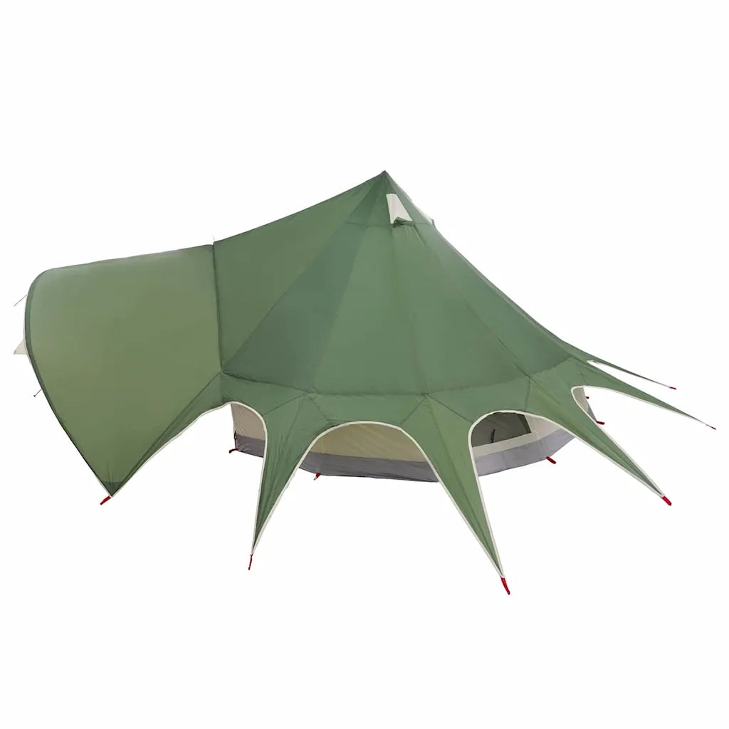 Tenda Teepee per 5 Persone Verde e Grigio 415 x 415 x 247 cm 42004011