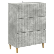 Mobile con Cassetti Grigio Cemento 66 x 34,5 x 90 cm