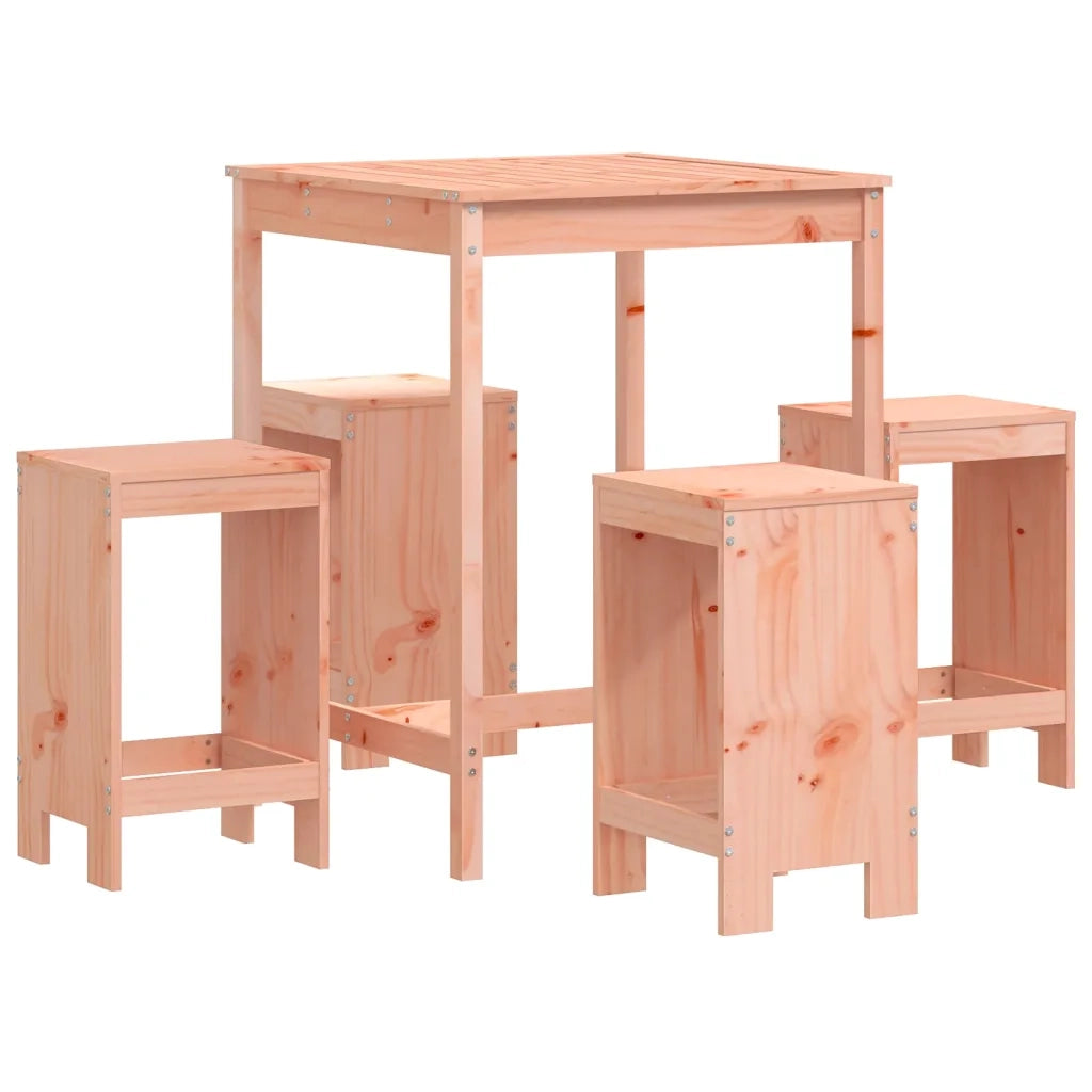 Set da Bar da Giardino 5 pz in Legno Massello di Douglas 3157744