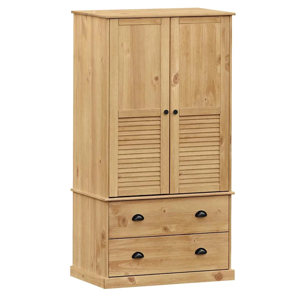 Armadio VIGO 90x55x170 cm in Legno Massello di Pino