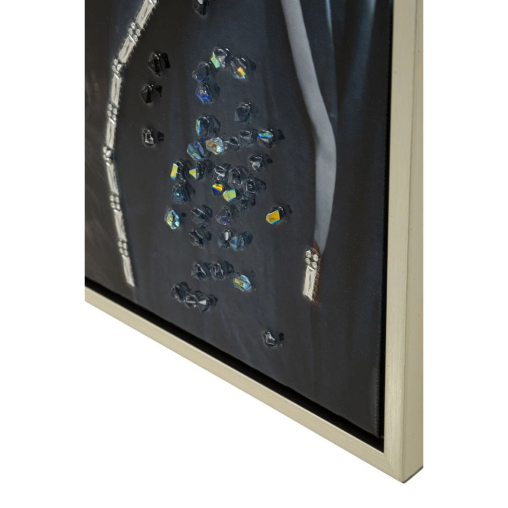 Stampa su Tela Gufo, Multicolore, Legno, 53x3x73 cm