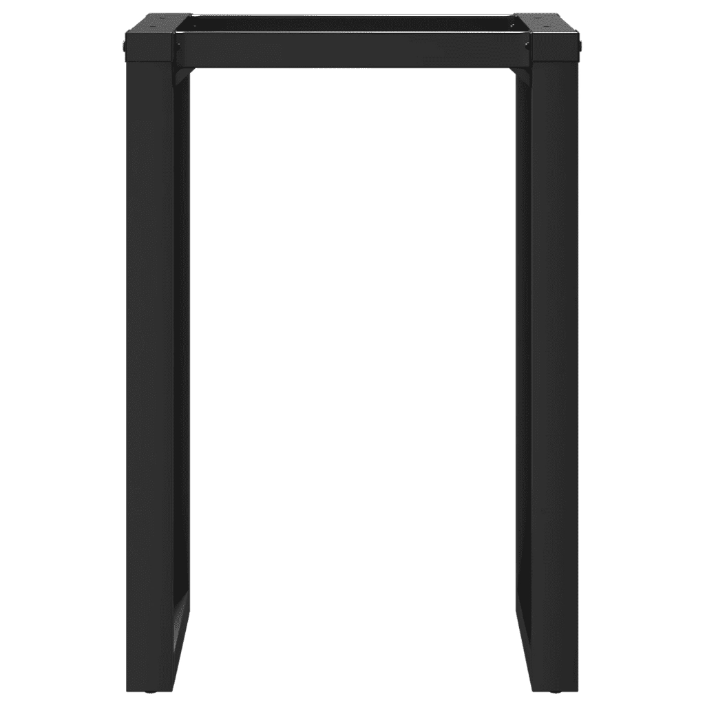 Telaio Gambe a O per Tavolo da Pranzo 60x50x73 cm in Acciaio