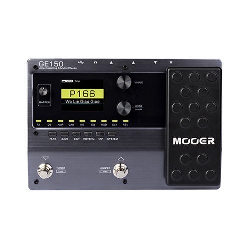 Multieffetto chitarra mooer ge150 black e green - 6971889220015